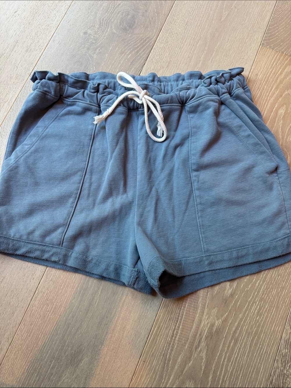 Wishlist Women's Slate Blue Drawstring Shorts
